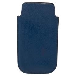 Miu Miu Blue Leather Phone Case