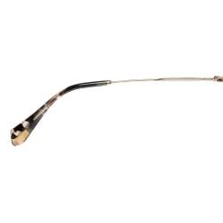 Miu Miu Black Acetate SMU 08R Gradient Round Sunglasses