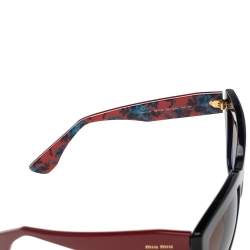 Miu Miu Blue/Red Gradient SMU01P Cat Eye Sunglasses