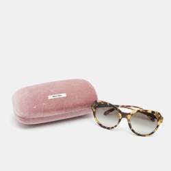 Miu Miu Brown Tortoise Gradient Sunglasses