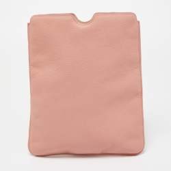 Miu Miu Pink Leather Studded iPad Case