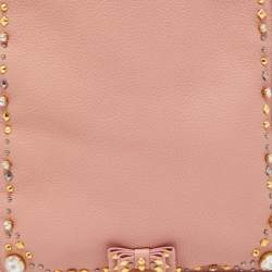 Miu Miu Pink Leather Studded iPad Case