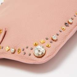 Miu Miu Pink Leather Studded iPad Case