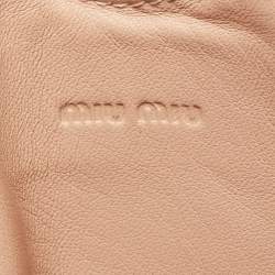 Miu Miu Pink Leather Studded iPad Case