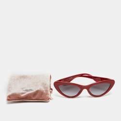 Miu Miu Black Gradient SMU01V Cat Eye Sunglasses