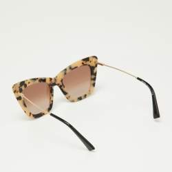 Miu Miu Havana Pink/Brown Gradient SMU01W Cat-Eye Sunglasses