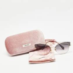 Miu Miu Pink Gradient SMU52S Butterfly Sunglasses