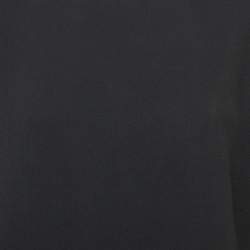 Miu Miu Black Crepe Cape Style Mini Dress M
