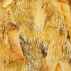 Miu Miu Yellow Coyote Fur Shaggy Vest M