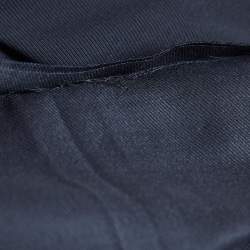 Miu Miu Navy Blue Wool Flared Shorts S