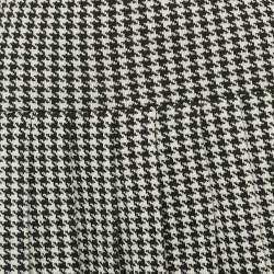 Miu Miu Black/White Houndstooth Wool Pleated Mini Skirt XS