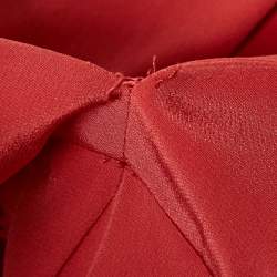 Miu Miu Pink Silk Drape Detail Mini Dress M