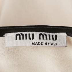 Miu Miu Pink Silk Chiffon Button Front Blouse S