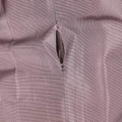 Miu Miu Mauve Crepe Gathered Mini Skirt S