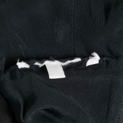 Miu Miu Black Jersey Crop Top And Skirt Set XS