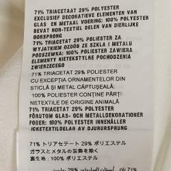 Miu Miu White Crystal Embellished Crepe Mini Dress S
