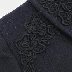 Miu Miu Black Wool Coat Woman Size 36