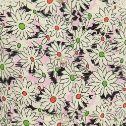 Miu Miu Multicolor Floral Printed Crepe Button Front Top & Midi Skirt Set S