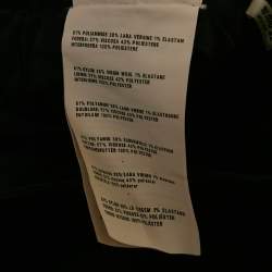Miu Miu Black Crepe Pencil Skirt M
