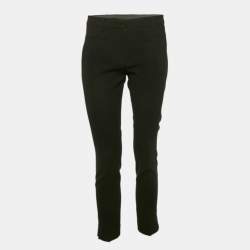Miu Miu Black Crepe Formal Trousers S