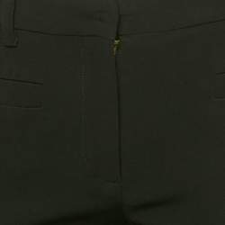 Miu Miu Black Crepe Formal Trousers S