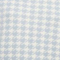 Miu Miu Blue Houndstooth Cashmere Top and Skirt Set S/XS
