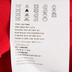 Miu Miu Red Crepe Flared Short Skirt S