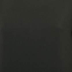 Miu Miu Black Crepe Long Sleeve Short Dress M