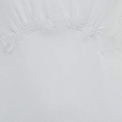 Miu Miu Grey Silk Neck Tie Detil Top S