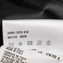 Miu Miu Black Wool Double Breasted Coat S