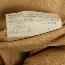 Pre Owned Miu Miu Beige Patterned Wool Tailored Suit L