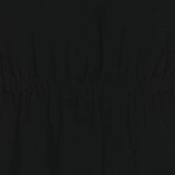 Pre Owned Miu Miu Black Crepe Dress XS