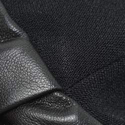 Pre Owned Miu Miu Black Crepe Dress XS