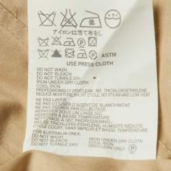 مملوكة مسبقًا توب ميو ميو كتف مكشوف قطن بيج L