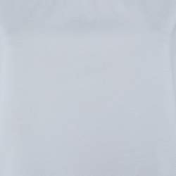 Pre Owned Miu Miu White Knit & Lace Top S