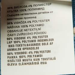 Pre Owned Miu Miu Blue Knit Intarsia Logo Detail Long Sleeve Top S