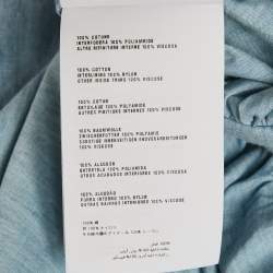 Pre Owned Miu Miu Blue Denim Puff Sleeve Mini Dress XS