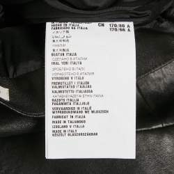 مملوكة مسبقًا Miu Miu Black Genuine Leather Strapless Mini Dress S