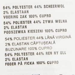 مملوكة مسبقًا Miu Miu Black Wool blend Elastic Waist Pants S