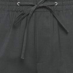 مملوكة مسبقًا Miu Miu Black Wool blend Elastic Waist Pants S