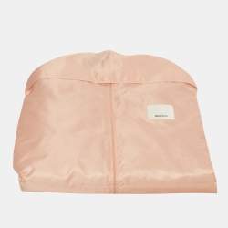 Pre Owned فستان ميو ميو مخمل مزين مكشكش أسود ميني مقاس صغير (سمول)