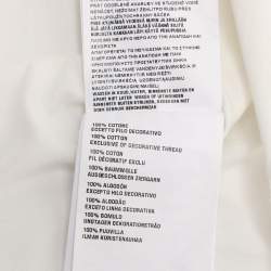 مملوكة مسبقًا تي شيرت ميوميو جيرسي أبيض بشعار مقاس صغير - إكس صغير