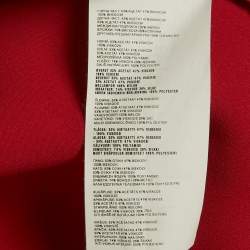 مملوكة مسبقًا Miu Miu Red Crepe Back-Open Flared Mini Dress S