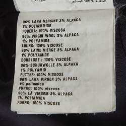 مملوكة مسبقًا Miu Miu Navy Blue/Red Plaid Wool Mini Skirt XS