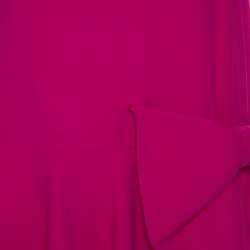 مملوكة مسبقًا Miu Miu Pink Ruffled Bow Detail Sleeveless Dress S