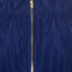 Miu Miu Cobalt Blue Windbreaker Zip Front Jacket S