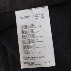 Miu Miu Black Wrap Mini Skirt S
