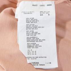 Miu Miu Dusky Pink Cotton and Silk Tunic S