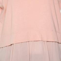 Miu Miu Dusky Pink Cotton and Silk Tunic S