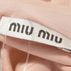 Miu Miu Dusky Pink Cotton and Silk Tunic S